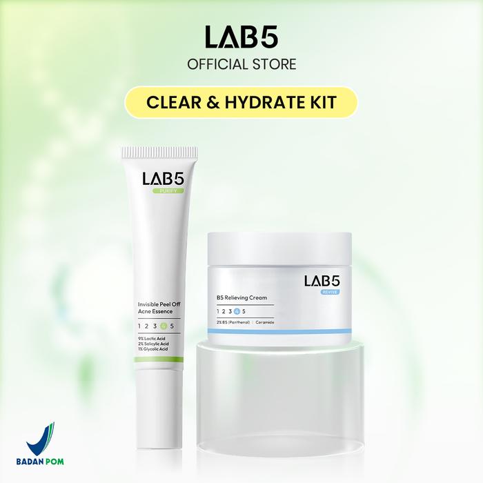 Gambar Jerawat Killer [bundle] LAB5 Invisible Peel Off Acne Essence 15ml Acne Spot Care - Obat Totol Jerawat Perawatan Wajah Berjerawat Gel Kelupas Transparan Acne Spot Treatment - Peel off + Moisturizer dari Lab5 Skincare undefined Tokopedia