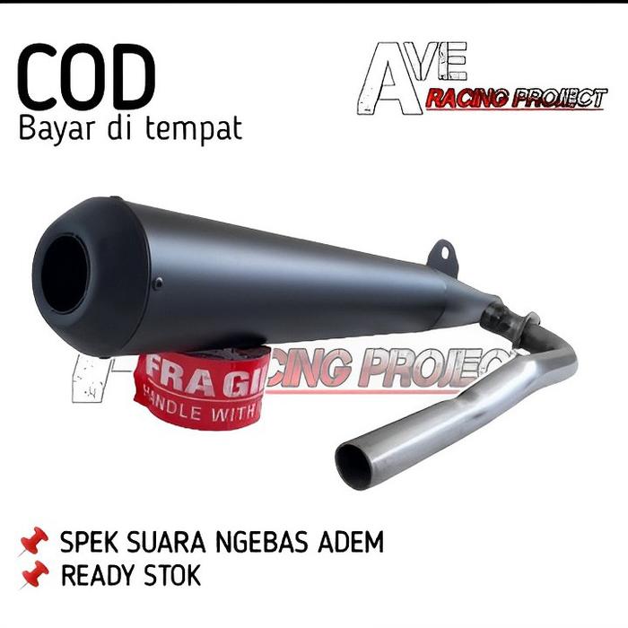 Gambar KNALPOT STANDAR RACING TSUKIGI ASTREA GRAND - Leher plat karat, ASTREA GRAND dari AVE Racing undefined Tokopedia