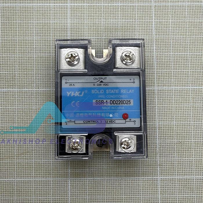 Single Rtd Ssr Module Jual YUANHU Single Phase Solid State Relay SSR DC Control DC DD Series ...