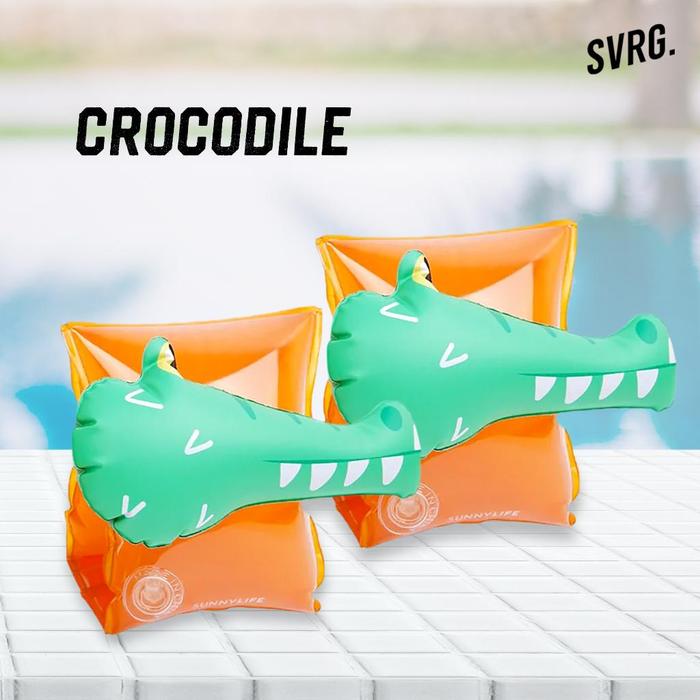 Gambar SVRG Arm Floaties - Pelampung Tangan Anak - Crocodile dari SVRG Store undefined Tokopedia