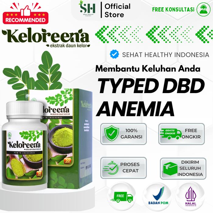 Gambar Keloreena Untuk Tipes, Panas Dingin, Demam Tinggi, Meriang Anak dan Dewasa, Anemia Pusing Vertigo, Sakit Kepala Berat Sebelah, Asam Lambung Naik Maagh Kronis Isi 50Kapsul dari SEHAT HEALTHY INDO undefined Tokopedia