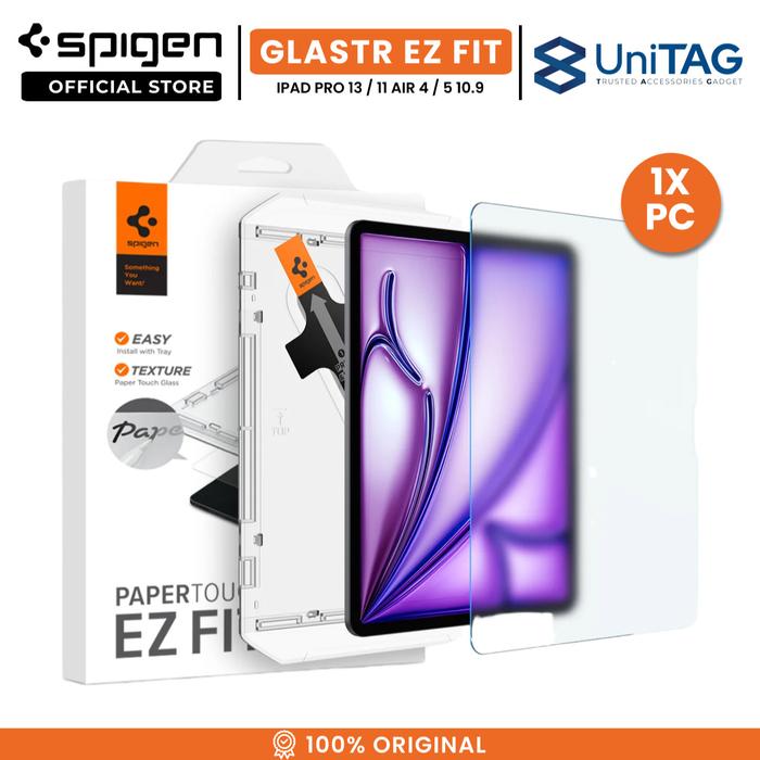 Gambar Screen Protector for iPad Pro 13 11 12.9 Air 4/ 5 10.9 (2024 / 2022 / 2020) Spigen Paper Touch FC Film Matte - 1pcs Clear , Pro 13 2024 dari Spigen Indonesia undefined Tokopedia