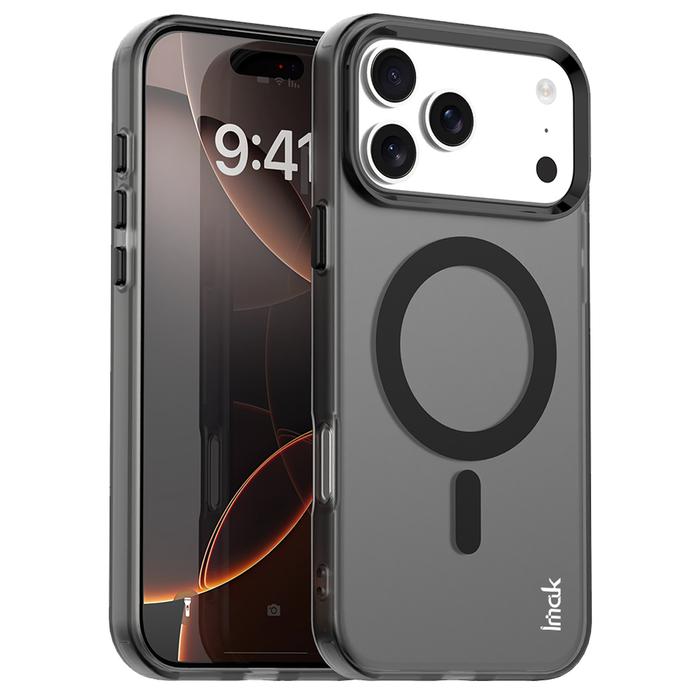 Gambar Case iPhone 17 Pro Max / 17 Pro / 17 / Air IMAK Candy Magnetic MagSafe Hybrid Casing - Black, iPhone 17 dari Grandepath undefined Tokopedia