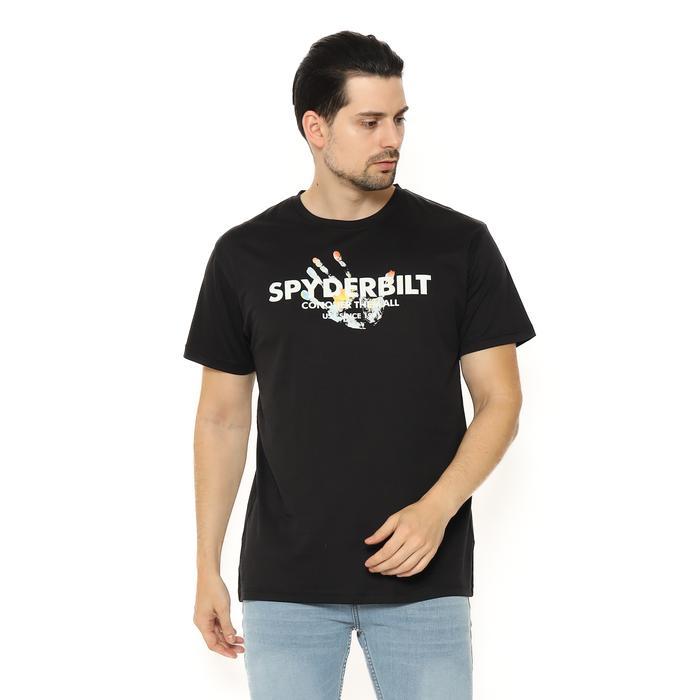 Gambar Spyderbilt Kaos Lengan Pendek Pria Handprint Tencel Men Tee Planet Surf - BLACK, S dari Hyperface Store undefined Tokopedia