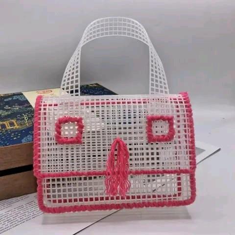 Gambar Canvas Plastic Hand Woven Bag / Kanvas Plastik Rajut dari UGD Craft undefined Tokopedia