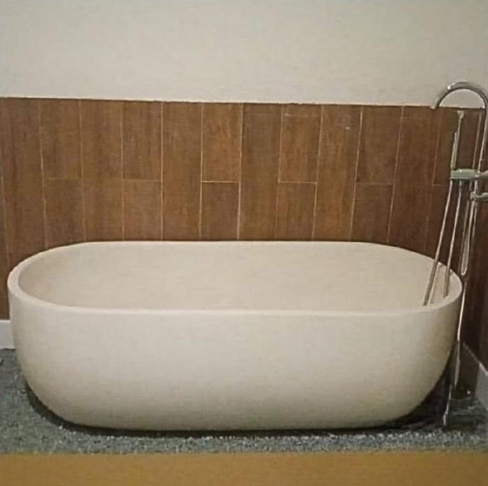 Gambar Bathub Terazzo Premium | Bathtub Teraso Putih Glossy dari br galeri undefined Tokopedia