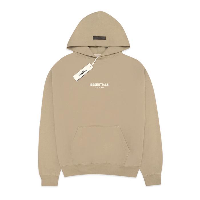 Gambar FOG Essentials Center Velvet Text Hoodie - Brown, XL dari hyermart undefined Tokopedia