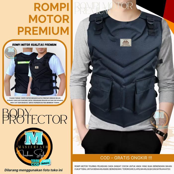 Gambar INSTAN ROMPI MOTOR BIKER/TOURING ANTI ANGIN PELINDUNG BODY JAKET TOURING BODY PROTECTOR VEST ROMPI MOTOR OJEK ANTI ANGIN LARIS dari I-M JAKARTA undefined Tokopedia
