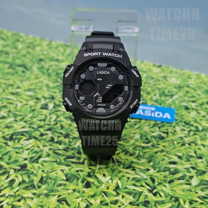 Gambar TERBARU !!! JAM TANGAN PRIA MODEL SPORTY DIGITAL WATERPROOF STRAP RUBBER FREE BATERAI CADANGAN (BISA COD ) - HITAM dari WatchhTime25 undefined Tokopedia