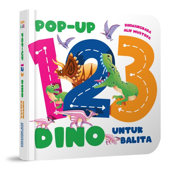 Gambar [Mizan] Buku Pop-Up 123 Dino untuk Balita - Books dari Mizanstore.id undefined Tokopedia