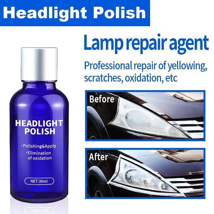 Gambar Headlight Polish Restorer Cairan Pembersih Kaca Mika Lampu Motor Mobil Car Pengkilap - Headlight Polish dari Motovindo undefined Tokopedia