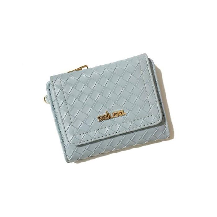 Gambar SELUSA LEXA WALLET (Free Hardbox Exclusive) | Dompet Wanita Premium - Series Logo - Cyan dari Selusa_NEW undefined Tokopedia