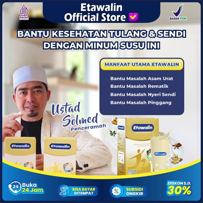 Gambar ETAWALIN SUSU KAMBING ETAWA ORIGINAL BANTU ATASI PERMASALHAN TULANG & SENDI dari Etawalin Store_NEW undefined Tokopedia