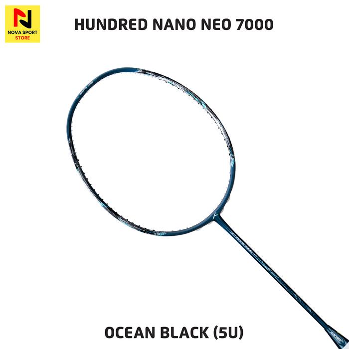 Gambar Raket Badminton Hundred Nano Neo 7000 - Ocean/Black 5U, 66 Ultimax dari NOVA SPORT STORE undefined Tokopedia