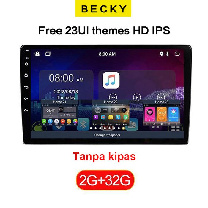Gambar Head unit android car play / Gps Navigasi Mobil Layar Ips 2Din 7/9/10 inci 2+32G / 4 GB RAM 32 GB Android 12 Mobil Radio Stereo HD 1080P 2.5D Kaca Antigores Mobil 10.1 '' MP5 Player dengan Bluetooth - 2G+32G, 7 INCH dari Mototop.id undefined Tokopedia