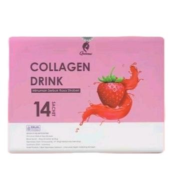 Gambar 169.000 Quensi Colagen Drink minuman serbuk rasa stroberi isi 14 sachet Mencerahkan - pink dari @aflaha Store Afgalaxy undefined Tokopedia