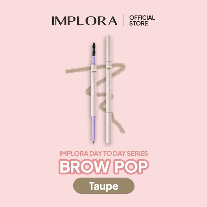 Gambar Implora Day To Day Brow Pop/Pensil Alis - D2D Taupe,Implora dari Tanina 0fficial undefined Tokopedia