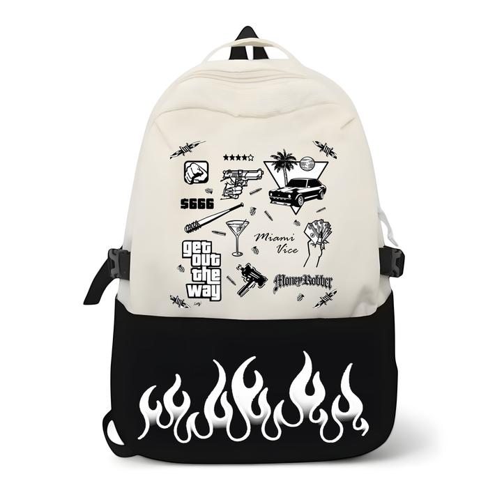 Gambar Tas Ransel Sekolah Anak Laki-Laki dan Perempuan Tas Backpack Distro SD SMP SMA Remaja Kekinian Motif Casual Street Tas Kece Bisa COD Terlaris Terbaru 2025 / Tas Casual Street - Street 1, 42cm x 30cm dari Maylo Kids undefined Tokopedia