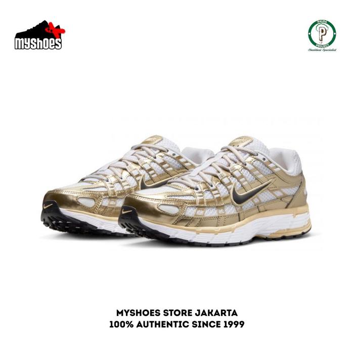 Gambar Sepatu Sneakers Wanita Nike P-6000 Metallic Gold Grain 100% Authentic - IF1787 100 - 37.5 dari Myshoes1999 undefined Tokopedia