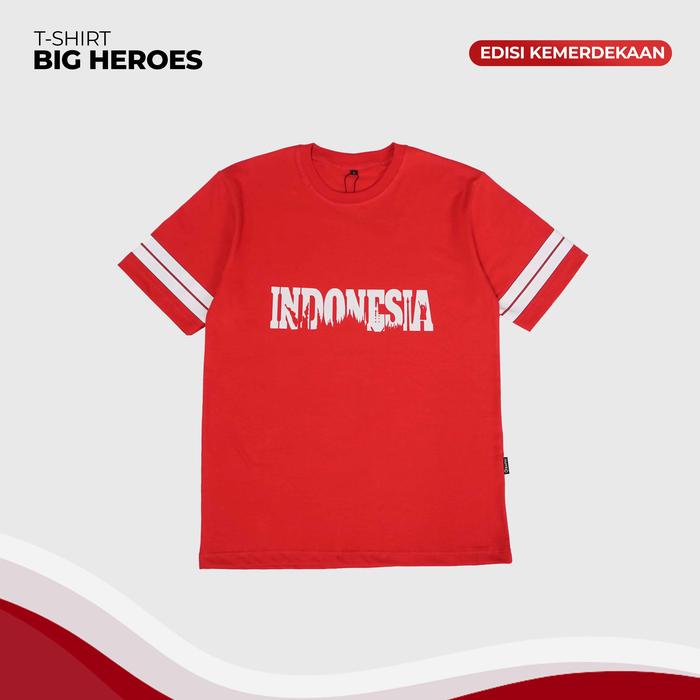 Gambar BAPIN T-Shirt Kemerdekaan HUT RI Pria Wanita Big Heroes Veter – Kaos Agustusan Merah Putih - Veter, M dari Bapinstore_NEW undefined Tokopedia