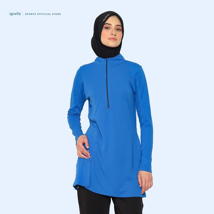 Gambar Sporte Baju Olahraga Muslimah - Rhea Top - OCEAN, S dari Sporte undefined Tokopedia