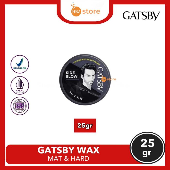 Gambar GATSBY Hair Styling Wax Side Blow 75gr/25gr - Mat & Hard - 25gr dari HBZ STORE GROSIR undefined Tokopedia