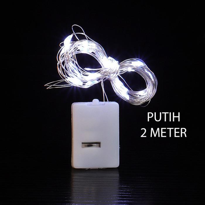 Gambar Lampu LED Balon Kelap Kelip Warna Warni 2 Meter untuk Dekorasi Balon Buket Ulang Tahun Gantung - Putih dari Balon Party Malang undefined Tokopedia