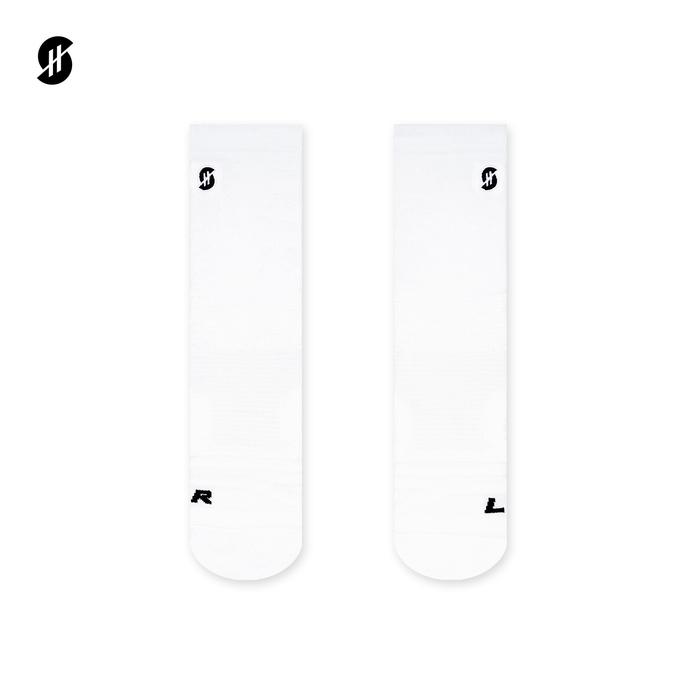 Gambar Stayhoops Kaos Kaki Olahraga Basket Putih Polos Endure x IBL Socks Hi-Performance Katun Terry Knitt Panjang Pria & Wanita Bisa untuk Volly Badminton Padel Running Sepeda - Enboost White dari Stayhoops undefined Tokopedia