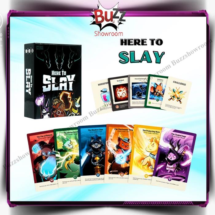 Gambar Here to Slay Board Game Card Games Unstable Unicorn dari Marlodinastore undefined Tokopedia