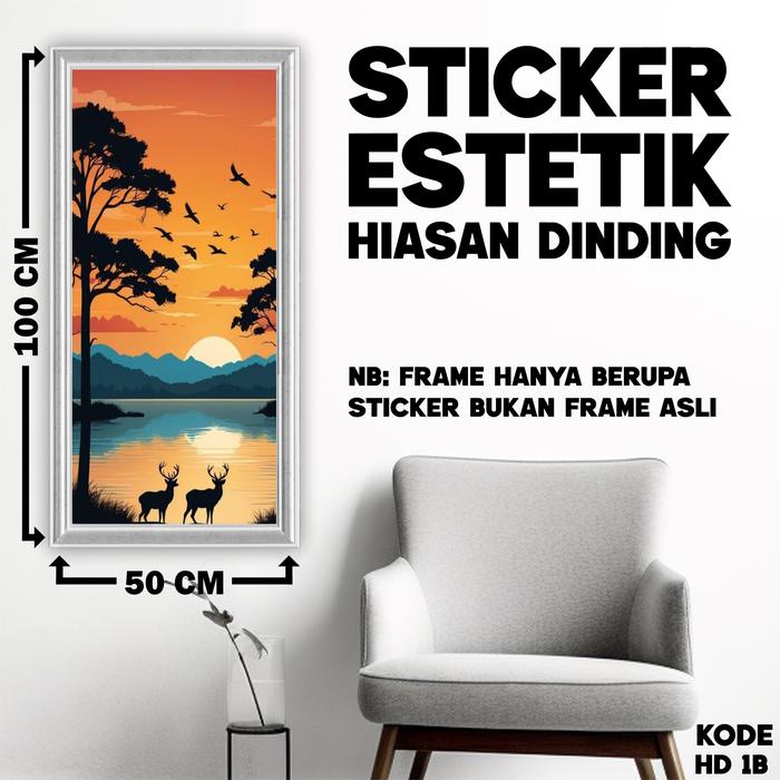 Gambar Stiker Lukisan Dinding Motif Alam / Pemandangan Alam / - HD 1 B dari Bstar stiker decal undefined Tokopedia