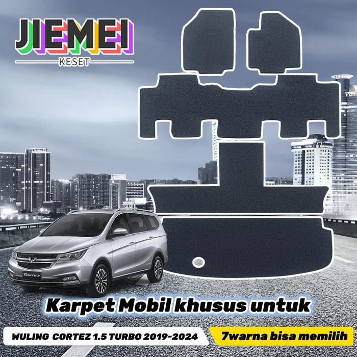 Gambar JIEMEI Karpet Mobil Custom WULING CORTEZ 1.5 TURBO [CAPTAIN SEAT] 2019-2025 (3 Baris dan 3Baris+bagasi) dari JIEMEI-KESET undefined Tokopedia