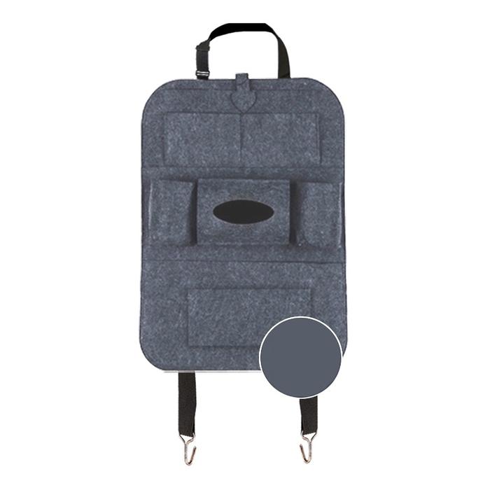 Gambar Car Seat Organizer / Tas Gantung Belakang Jok Mobil Multifungsi - X464 - Abu-Abu dari Hariku Shop Store undefined Tokopedia