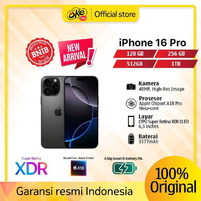 Gambar Apple iPhone 16e 128GB 256GB 512GB Garansi Resmi Indonesia - Black, 128GB dari Okeshop undefined Tokopedia