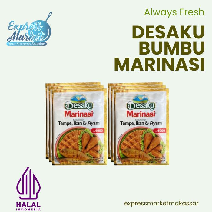 Gambar Desaku Bumbu Instan Marinasi Gorengan, Ikan, Ayam, & Tempe Sachet 15gr Masakan Bawang Penyedap - 2 sachet dari expressmarketmakassar undefined Tokopedia