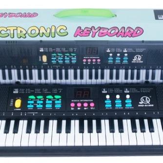 Gambar 【COD】Piano 61keys Piano Elektronik Pemula Piano Mainan Anak-Anak Smart Piano / Dengan Mikrofon dan Adaptor Electronic Keyboard - 61key USB dari Tok-Ubabymall.id undefined Tokopedia