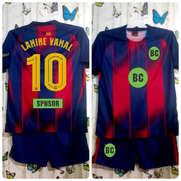 Gambar BISA COD JERSEY LAMINE YAMAL VIRAL | BAJU BOLA BARCA ANAK LAKI LAKI | SETELAN FUTSAL MESSI 7-13 THN - LAMINE YAMAL, 7 TAHUN dari MARVELL SHOP_NEW undefined Tokopedia