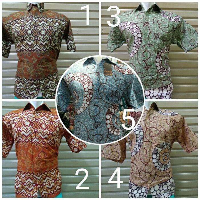 Gambar PREMIUM (READY) terjamin Baju Batik Pria Kerja Katun Seragam Ika Fashion Tanah Abang Murah terlaris dari bunyasa78 undefined Tokopedia
