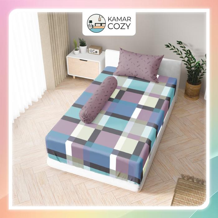 Gambar Sprei Kintakun Set Fitted Single 90x200 / 100x200 / 120x200 Darma Dluxe Aesthetic Tinggi 25 cm Estetik / Minimalis / Motif / Polos / Karakter / Seprai / Seprei / Sepre / Sprei murah / Sprei no 1 / no 2 / no 3 / Anak laki laki / perempuan - Darma, 90x200 dari Kamar Cozy undefined 5 Tokopedia