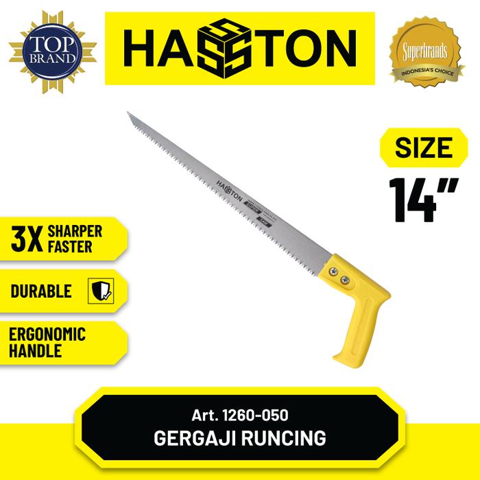 Gambar Hasston Gergaji Runcing 14" / Gergaji Lancip (1260) dari Hasston Tools undefined Tokopedia