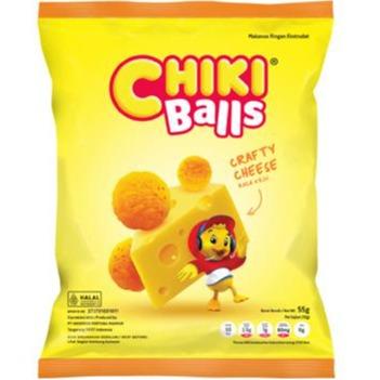 Gambar Snack Murah 1 DUS isi 60pcs, Chiki Balls Rasa Coklat Keju Ayam 16 Gram Harga Grosir - COKLAT dari BLUEPINK MART undefined 3 Tokopedia