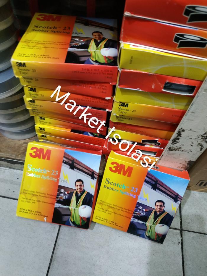 Gambar ISOLASI SCOTCH 23 3M ORIGINAL RUBBER SPLACING TAPE 3M dari marsadi undefined Tokopedia
