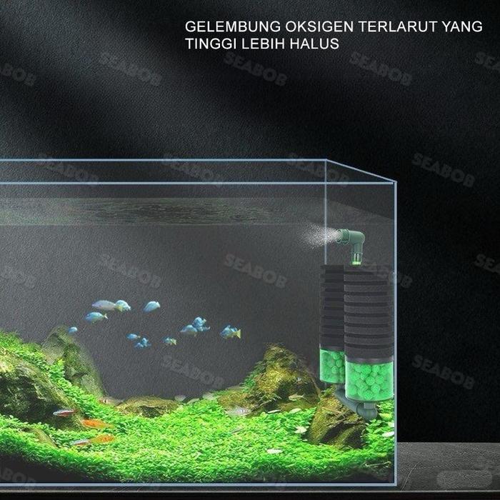 Gambar Seabob Bio Filter Bio Sponge Filter Dgn Housing Qs-100A Filter Akuarium - QS-100A dari wwwintinii oil cavi undefined Tokopedia