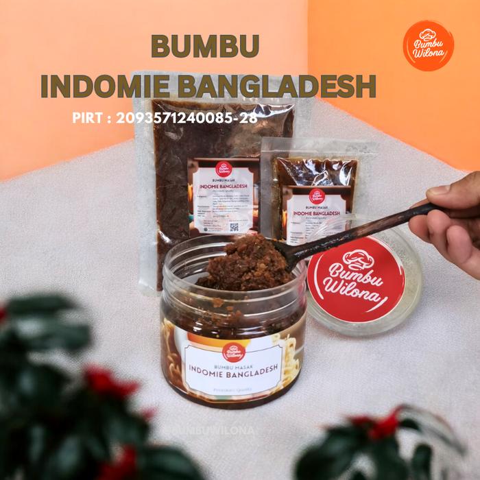Gambar BUMBU INDOMIE BANGLADESH | BUMBU MURNI FRESH HOMEMADE PREMIUM NON MSG/PERASA/PENGAWET - JAR 300gr, PEDAS dari BUMBU WILONA undefined Tokopedia