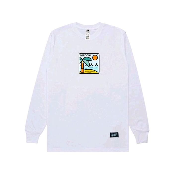 Gambar (NEW) Omidoki Tshirt Longsleeve Refano Putih Kaos Lengan panjang Simple Combed Pria Keren Nyaman Basic Unisex Cewek Cowok Distro Baju Branded - PUTIH, M dari Omidoki_NEW undefined Tokopedia