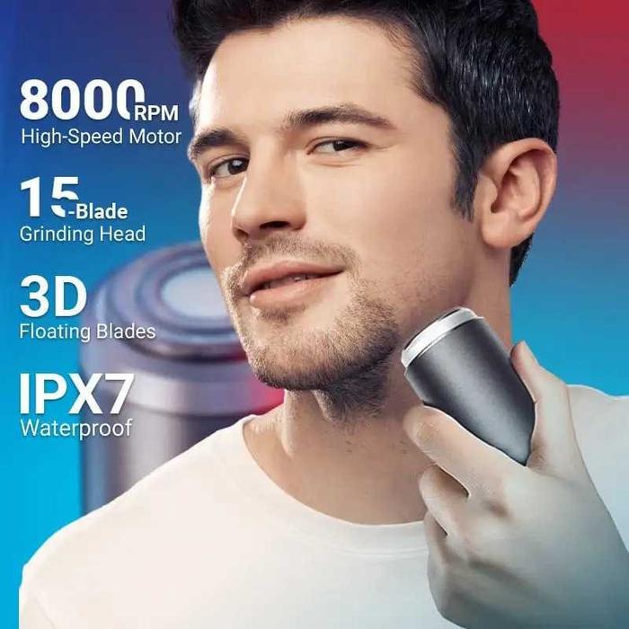 Gambar KONIKI Alat Cukur Kumis Elektrik Mini Trimmer Shaver IPX7 500mAh - YM-mi8 (Hafifa19) dari Grosir pahrul mandiriiiii undefined Tokopedia