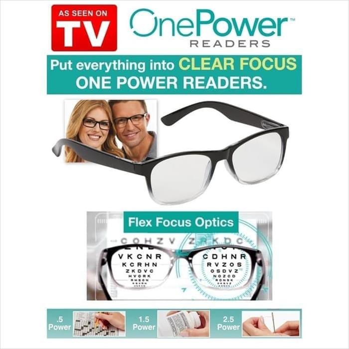 Gambar Kacamata Baca Plus Auto Focus Adjusment Ajaib One Power Readers Untuk Pria Dan Wanita Original 100% - Oval dari jebristore undefined Tokopedia