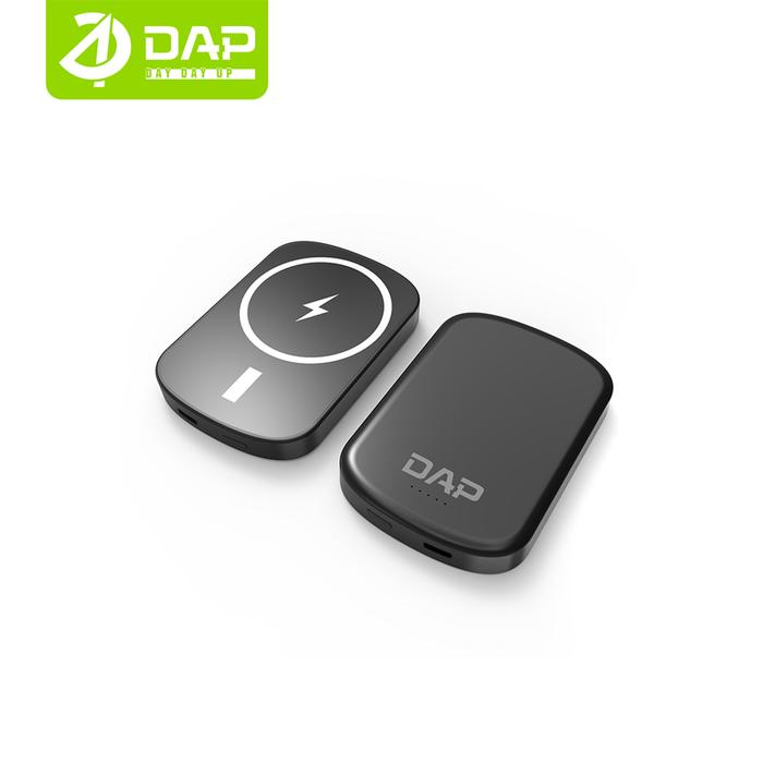 Gambar DAP Powerbank  5000mAh PD 22.5 W Magnetic Wireless Charging -  D-PD050 Garansi Resmi 1 Tahun Black White - Powebank fast charging - Black dari DAP Indonesia Official Store Kota Administrasi Jakarta Utara Tokopedia