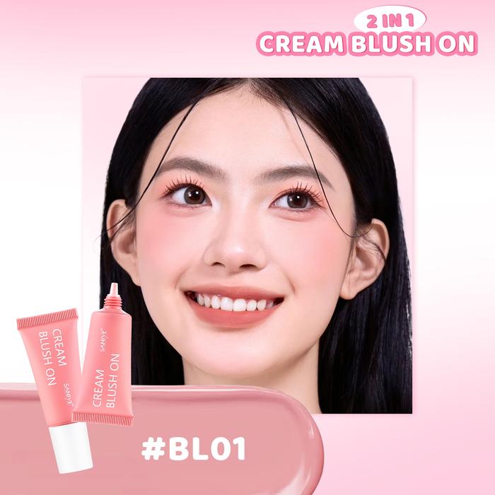 Gambar SANIYE [BPOM] EXCLUSIVE LIVE 6 Color Cream Blush On Liquid Blush Multi Use Perona Pipi High Pigmented R1299 - R1299#1 dari Saniye Beauty Store undefined Tokopedia