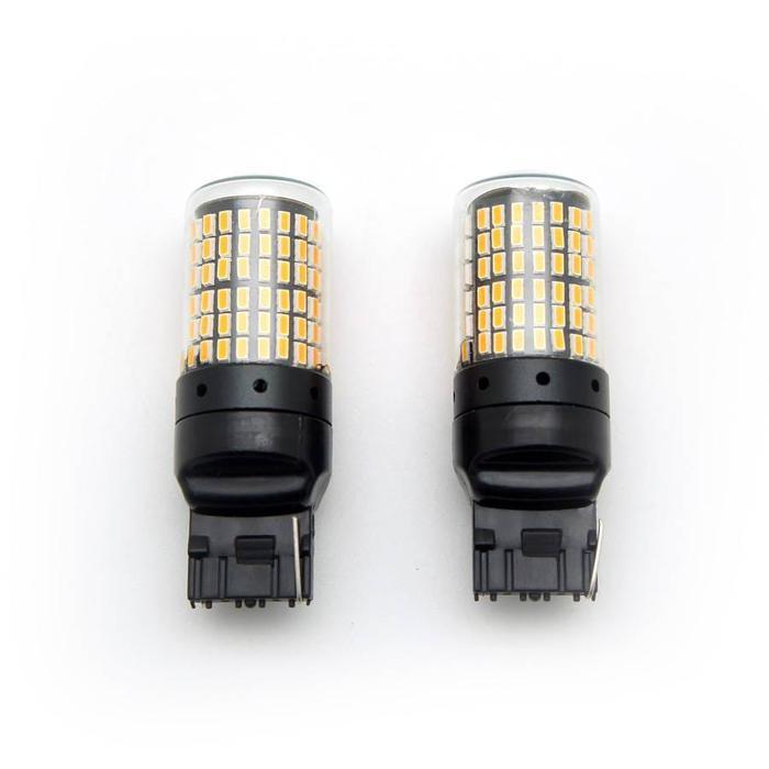 Gambar LAMPU SEIN MOBIL AUTOVISION CENTO T20 S25 BAU15S LED 150 MATA SMD NO HYPERFLASH 12 VOLT KUNING ANTI EROR EXTREME BRIGHT - T20 dari RetroChic58 undefined Tokopedia