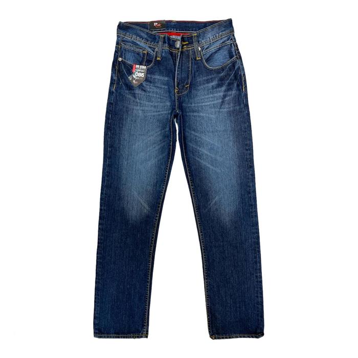 Gambar BG STAR/CELANA PANJANG REGULER PRIA/CELANA PANJANG DENIM - BIRU GELAP, 28 dari store.panai .id undefined Tokopedia
